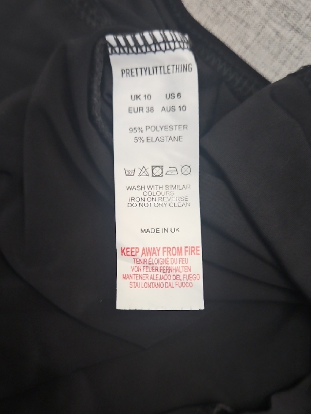 PrettyLittleThing One-Shoulder Black Long-Sleeve Bodysuit - Picture 8 of 8